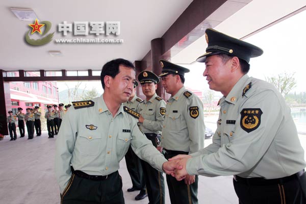 丁晓兵担任8730部队政委的领导风采，丁晓兵担任8730部队政委的领导风采展示