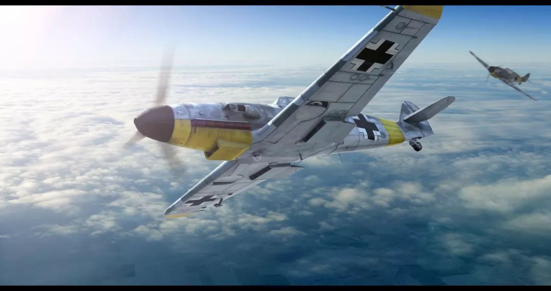 德国bf109战斗机，二战中的空中霸主，二战空中霸主，德国BF-109战斗机