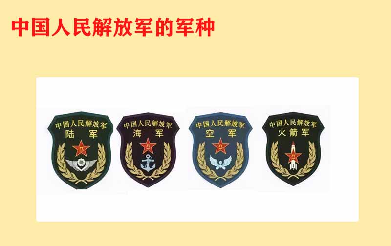 中国人民解放军军种介绍，中国人民解放军军种简介