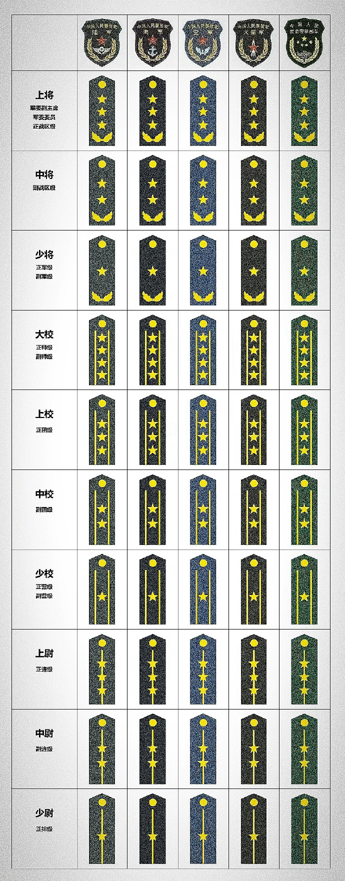 中国军衔标志图案大全，历史、种类与意义解读，中国军衔标志图案详解，历史、种类与意义解读