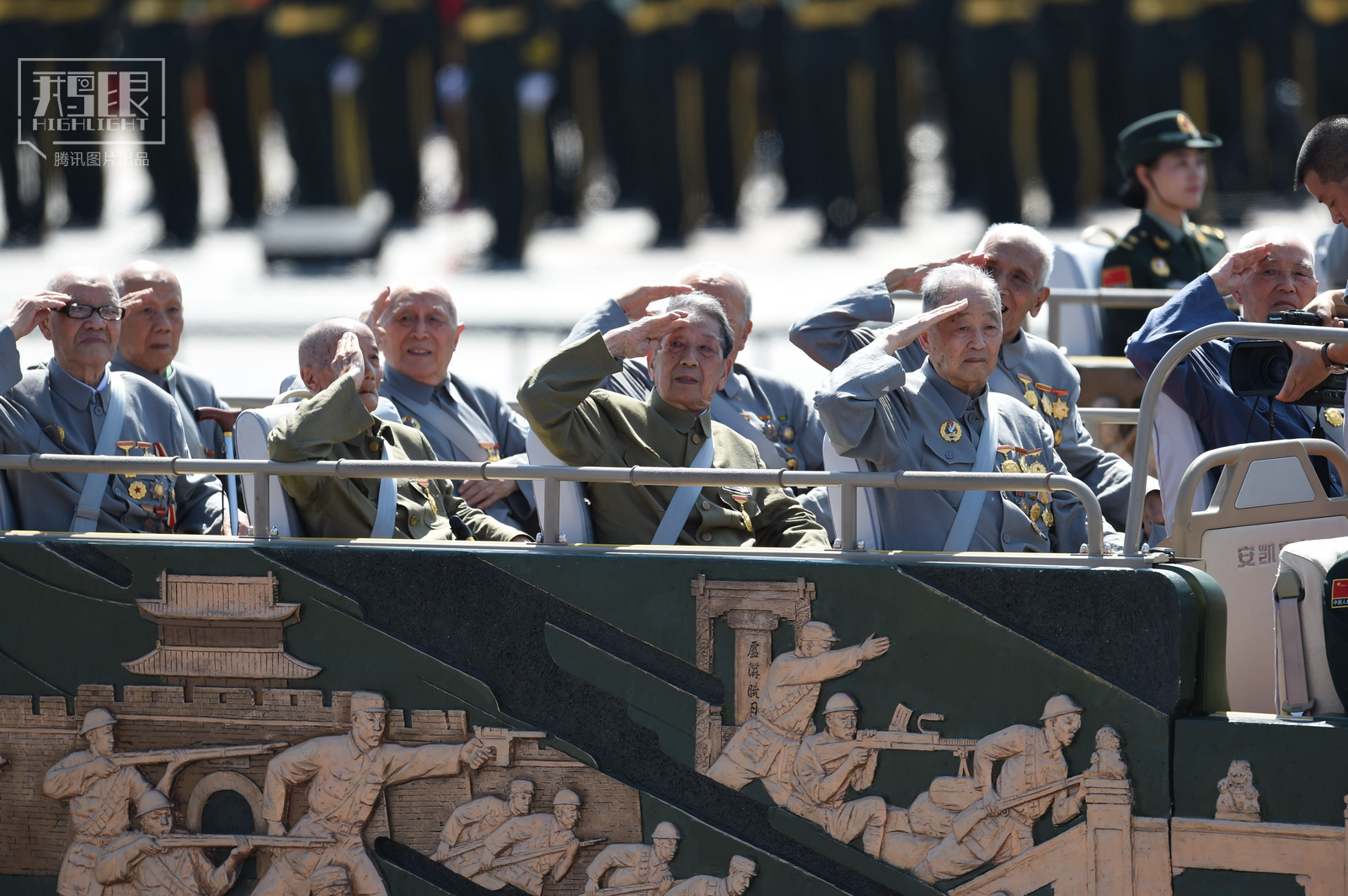 国庆70周年阅兵老兵方队视频，历史的见证与时代的荣光，国庆70周年阅兵老兵方队，历史见证与时代荣光