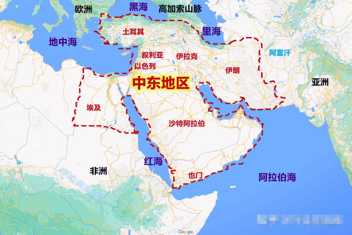 中东地图，揭示丰富历史与地理的交织画卷，中东地图，揭示历史与地理的交织之美