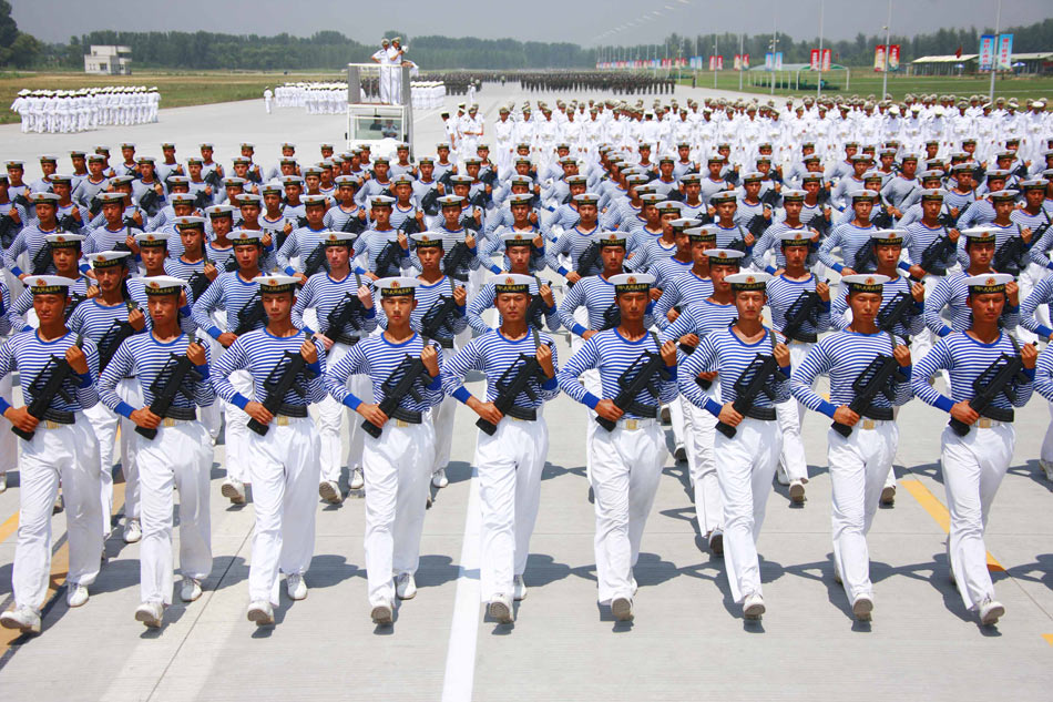 中国海军水兵方队动态图片，展现力量与荣耀，中国海军水兵方队动态图片，力量与荣耀的展现