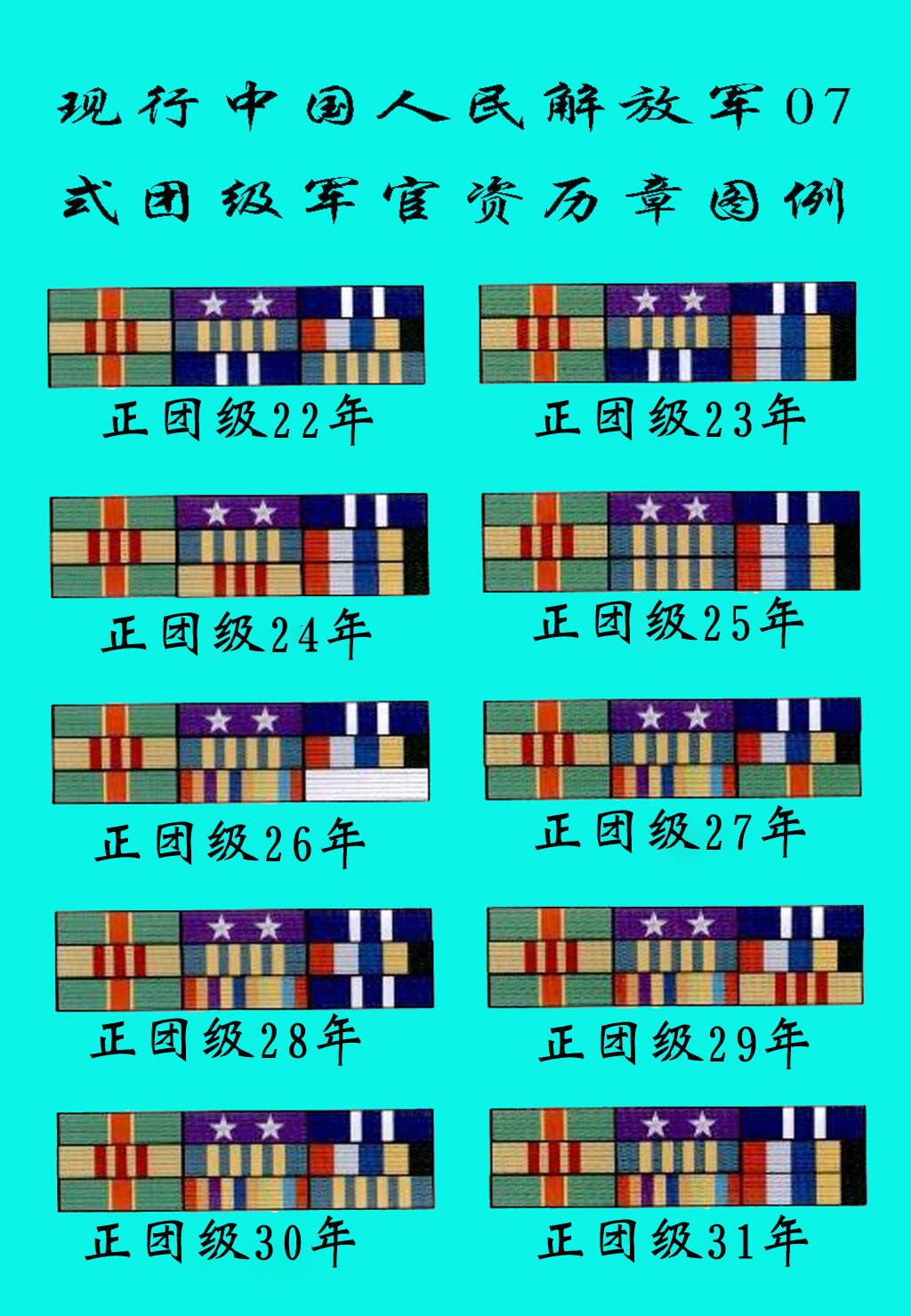 士官资历章一览表九排，荣誉的象征与管理的规范，士官资历章一览表九排，荣誉的象征与规范的管理标准