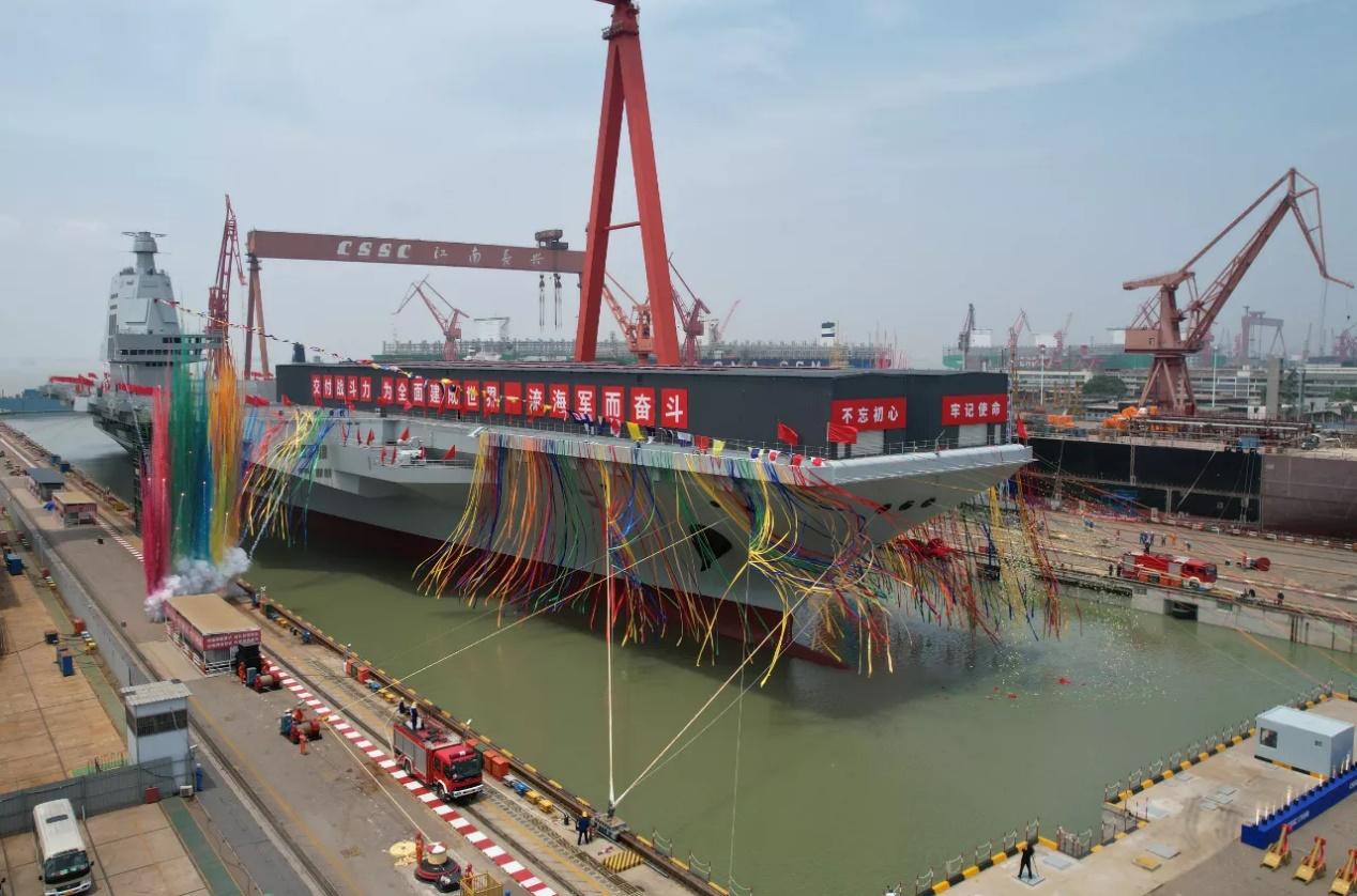 福建航母下水仪式，新时代的里程碑，福建航母下水仪式，新时代的里程碑事件