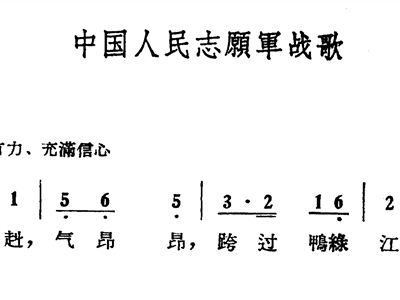 中国人民志愿军战歌指挥教程，中国人民志愿军战歌指挥宝典