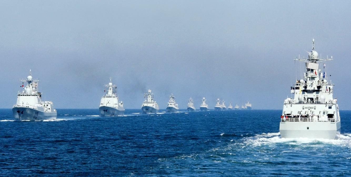 2019海上大阅兵，揭秘神秘的巨无霸战略核潜艇——中国海军新利器094B型战略核潜艇的震撼展示，揭秘，中国海军新利器094B型战略核潜艇在海上大阅兵震撼展示！