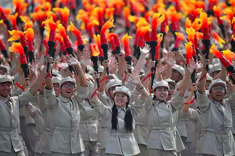 北京化工大学阅兵方阵，荣耀与力量的展现，北京化工大学阅兵方阵，荣耀与力量的汇聚