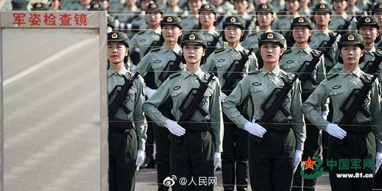 70国庆阅兵走红的女兵——她们的英勇与荣耀，国庆阅兵中的女兵风采，英勇与荣耀的展现