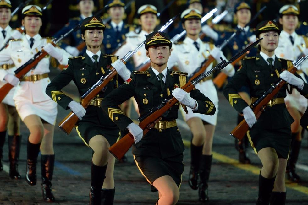 中国人民解放军仪仗队壁纸，荣耀的象征与精神的体现，中国人民解放军仪仗队壁纸，荣耀与精神的象征