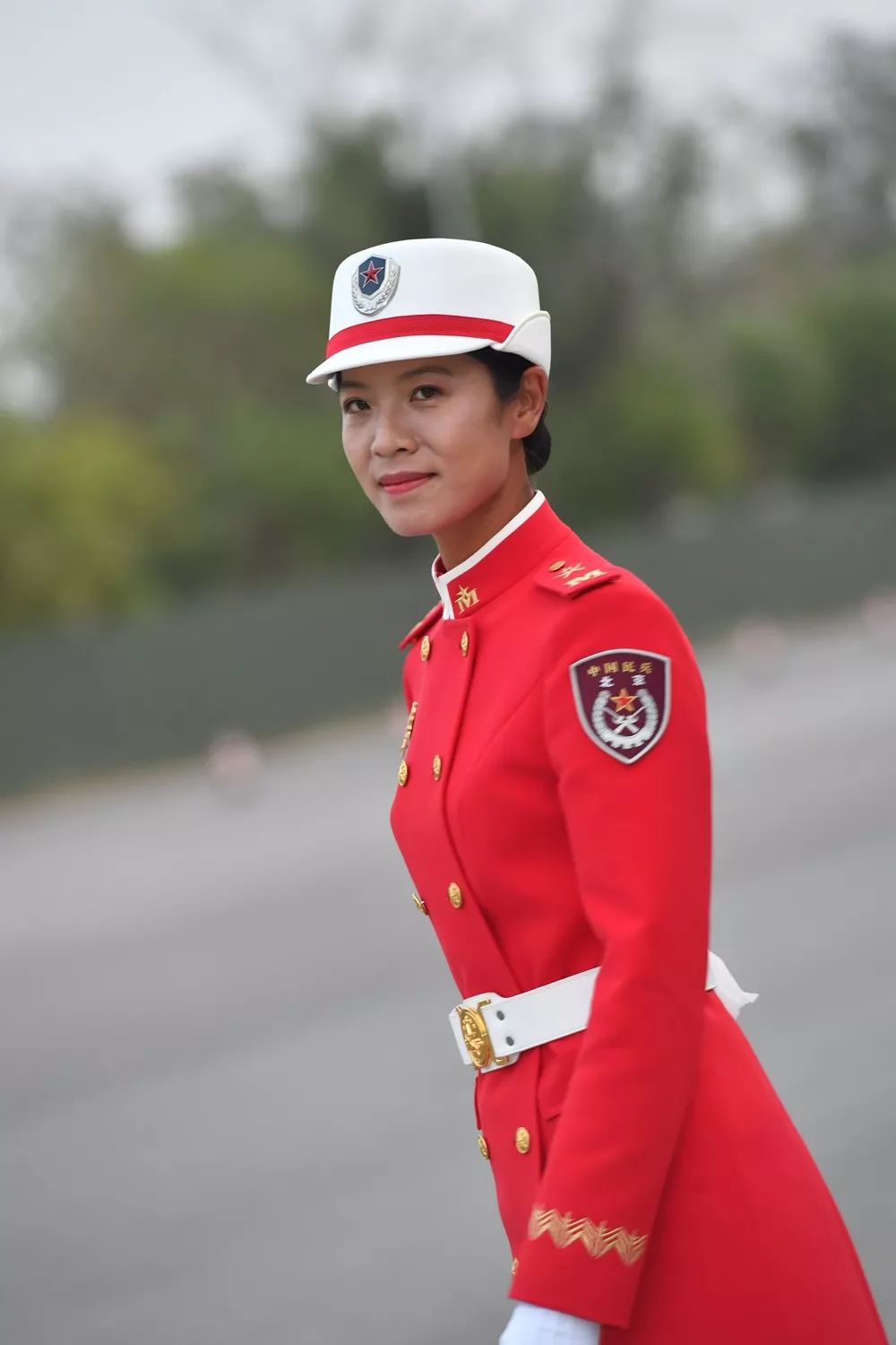 阅兵领队张晓菲，巾帼英雄，荣耀时刻，阅兵领队张晓菲，巾帼英雄荣耀时刻展现风采