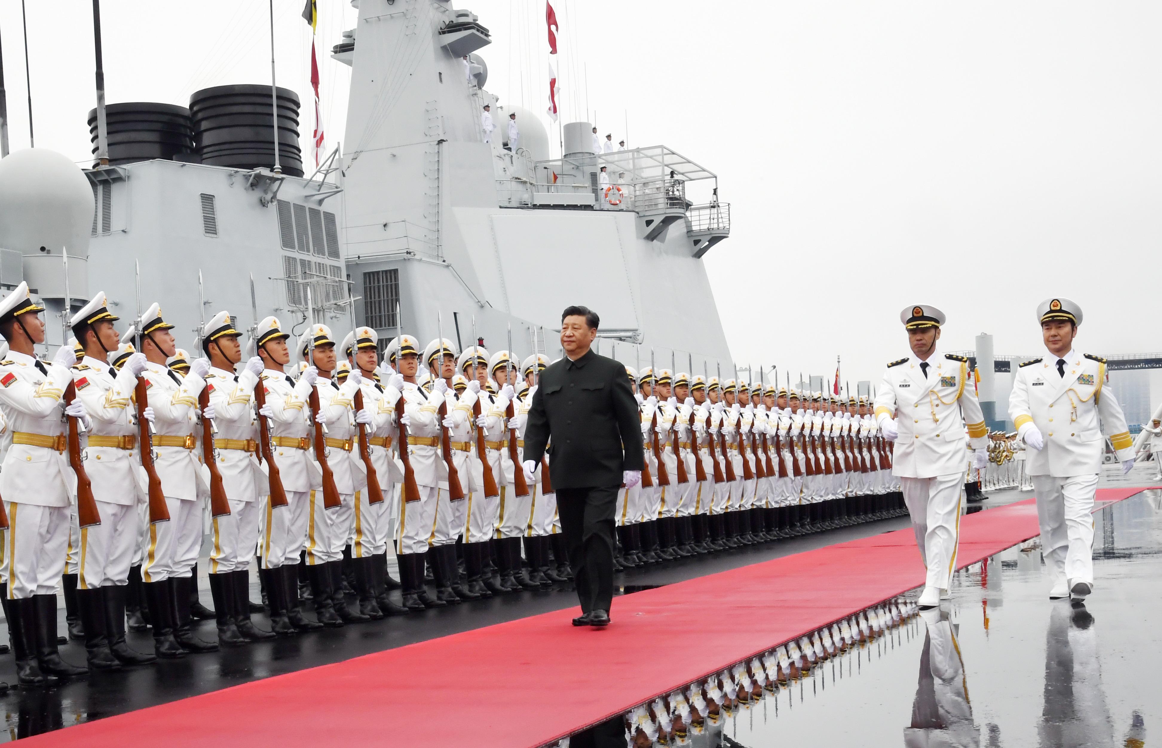 海军成立70周年海上阅兵
