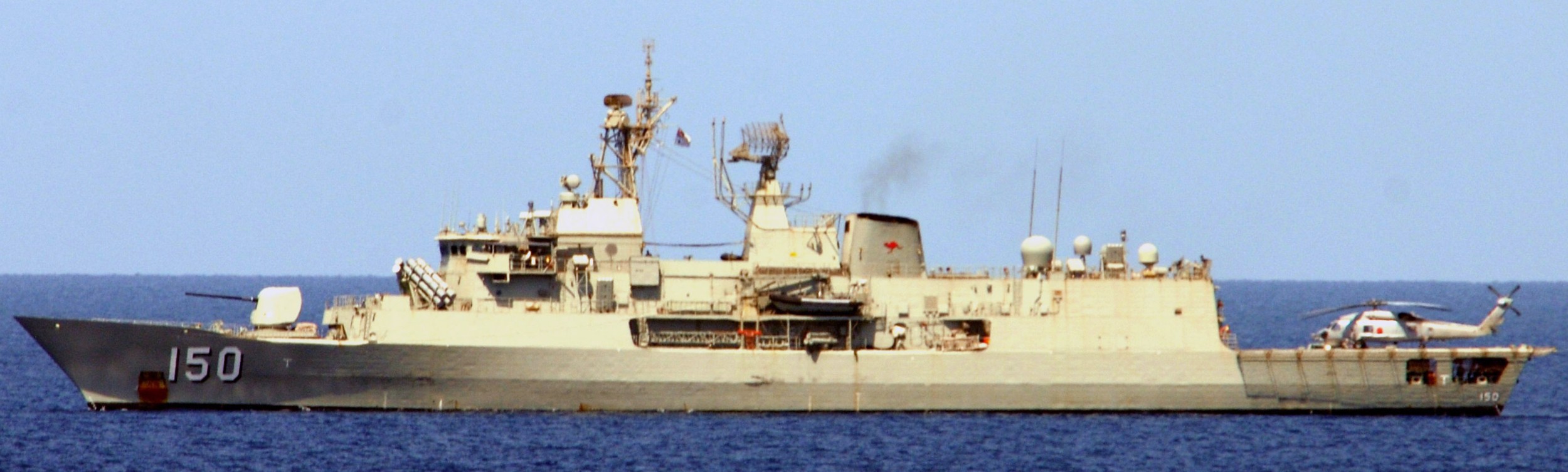 澳大利亚海军的骄傲，HMAS 150舰，澳大利亚海军骄傲之作，HMAS 150舰揭秘