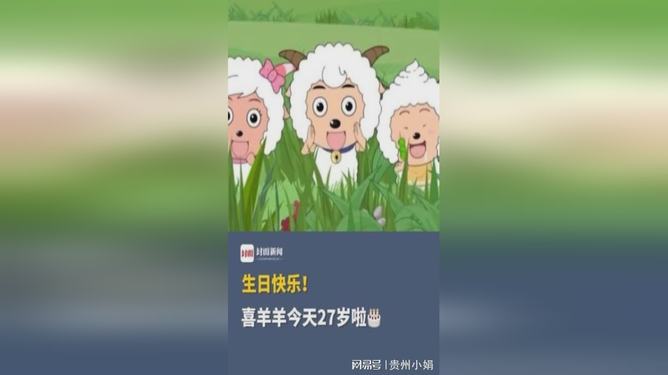 今天是喜羊羊生日，喜羊羊的生日庆典