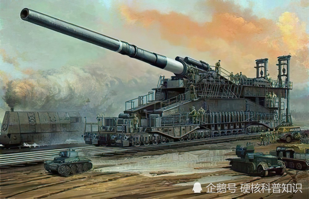古斯塔夫巨炮，钢铁巨兽的震撼面貌，古斯塔夫巨炮，钢铁巨兽的震撼风采