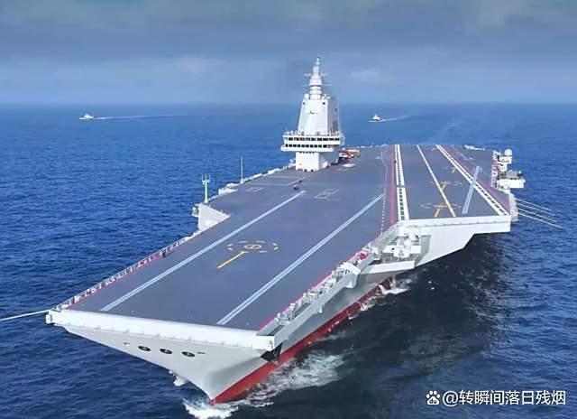 中国海军的崭新篇章，山东舰、辽宁舰及其他舰艇的力量展示，中国海军力量展示，山东舰、辽宁舰领衔的崭新篇章