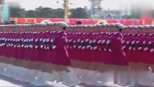 荣耀之光，2021年中国阅兵中的女兵风采，荣耀之光，2021年中国阅兵女兵风采展