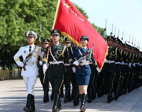 三军仪仗队视频，四十秒的震撼与骄傲，三军仪仗队四十秒视频，震撼展现国家骄傲与荣耀