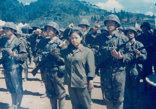 中国女兵在越南电影,荣耀之盾,中国女兵在越南电影荣耀之盾中的风采