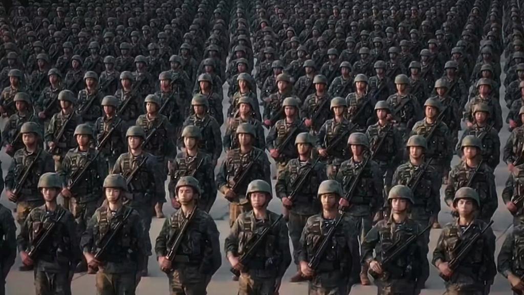 中国人民解放军第八十四集团军,英勇无畏,忠诚担当,中国人民解放军第八十四集团军,英勇无畏,忠诚担当的战士